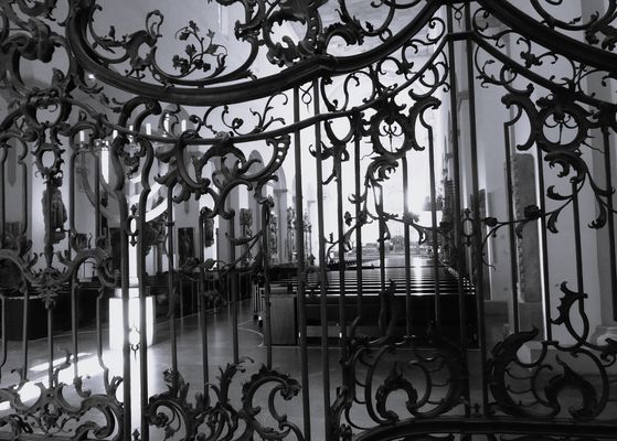 Blick in eine Kirche.....