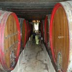 Blick in einen der Keller vom Weingut "Blaauwklippen"