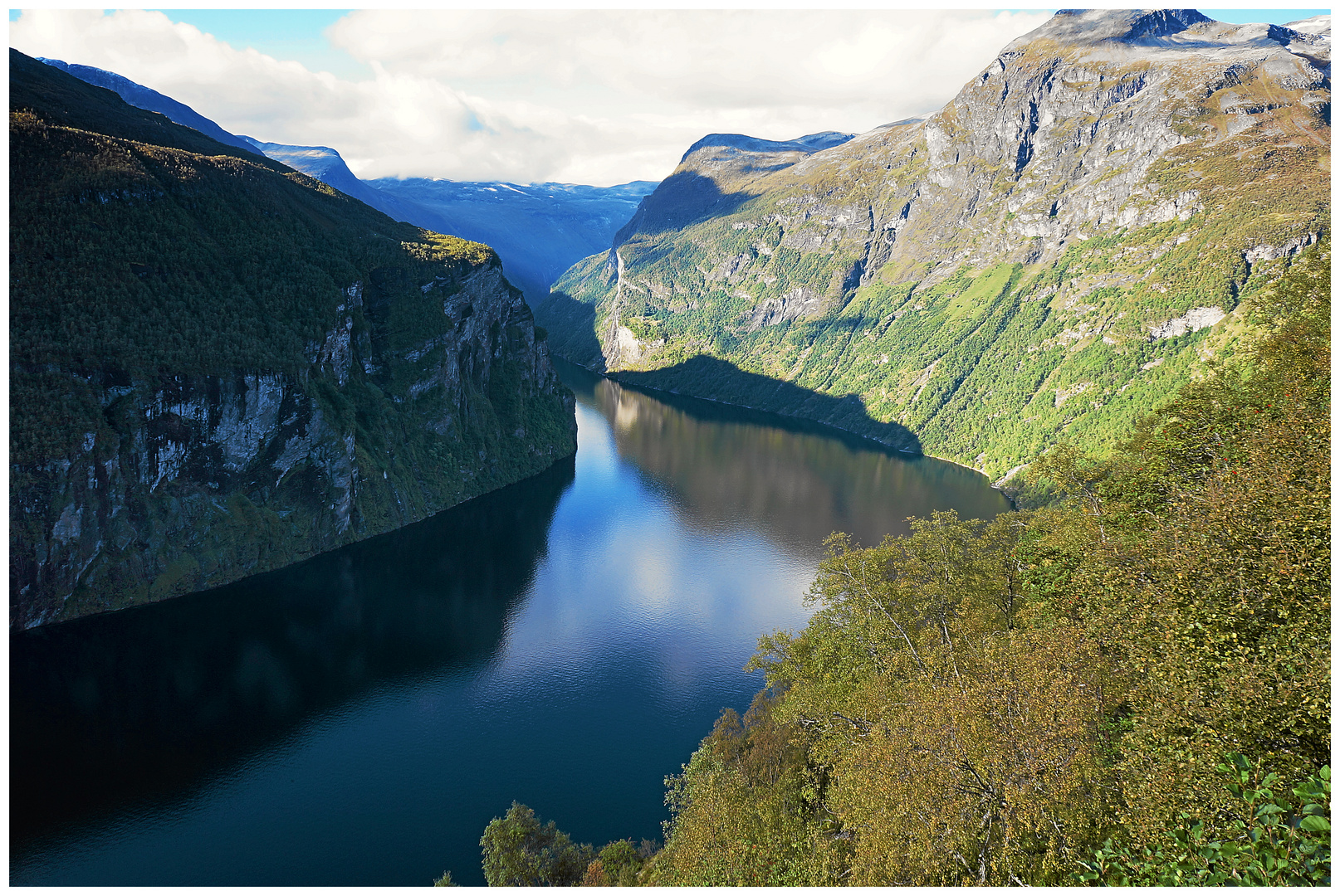 Blick in Geirangerfjord