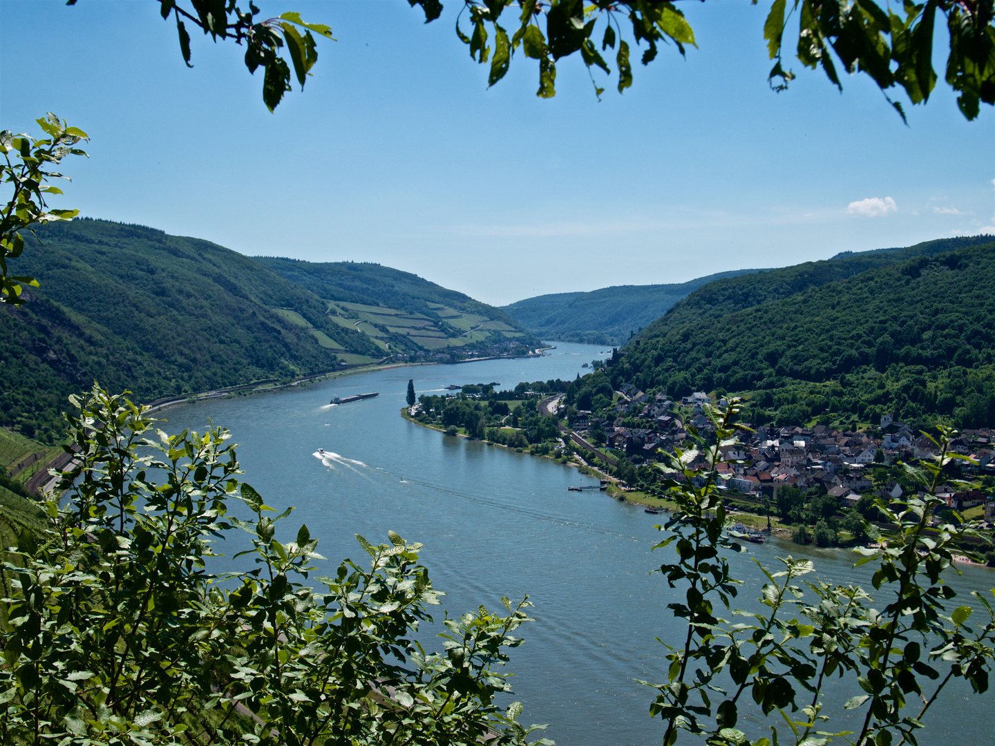 Blick in Richtung Assmannshausen