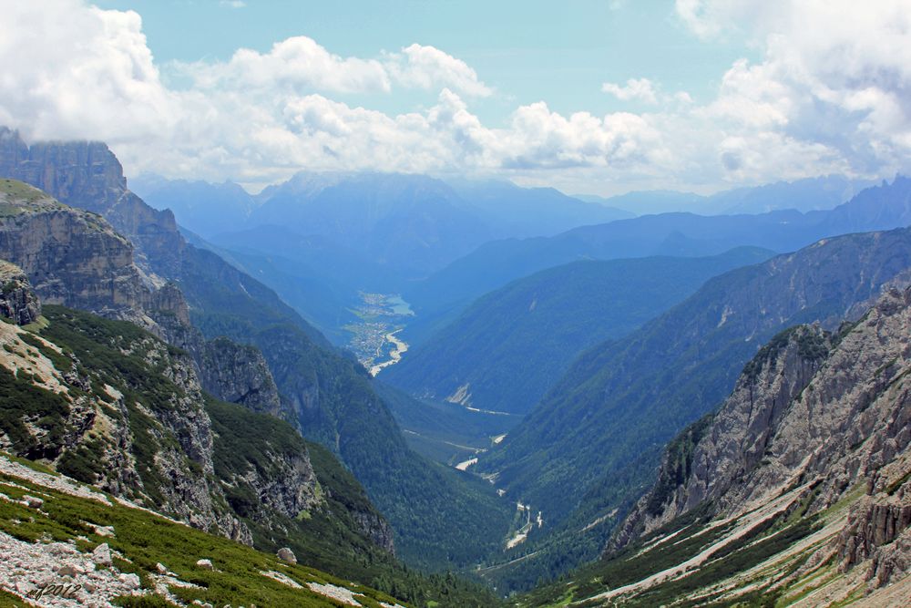 Blick in Richtung Auronzo