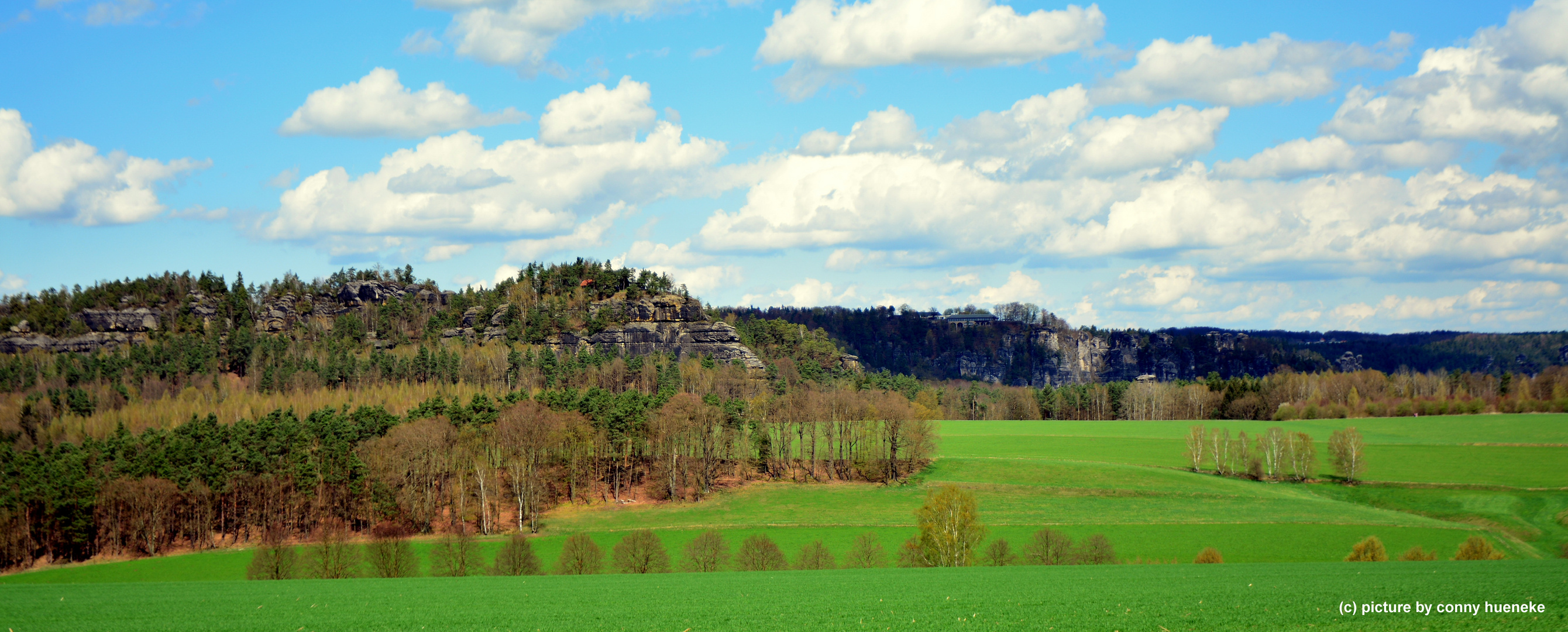 Blick in Richtung Bastei 