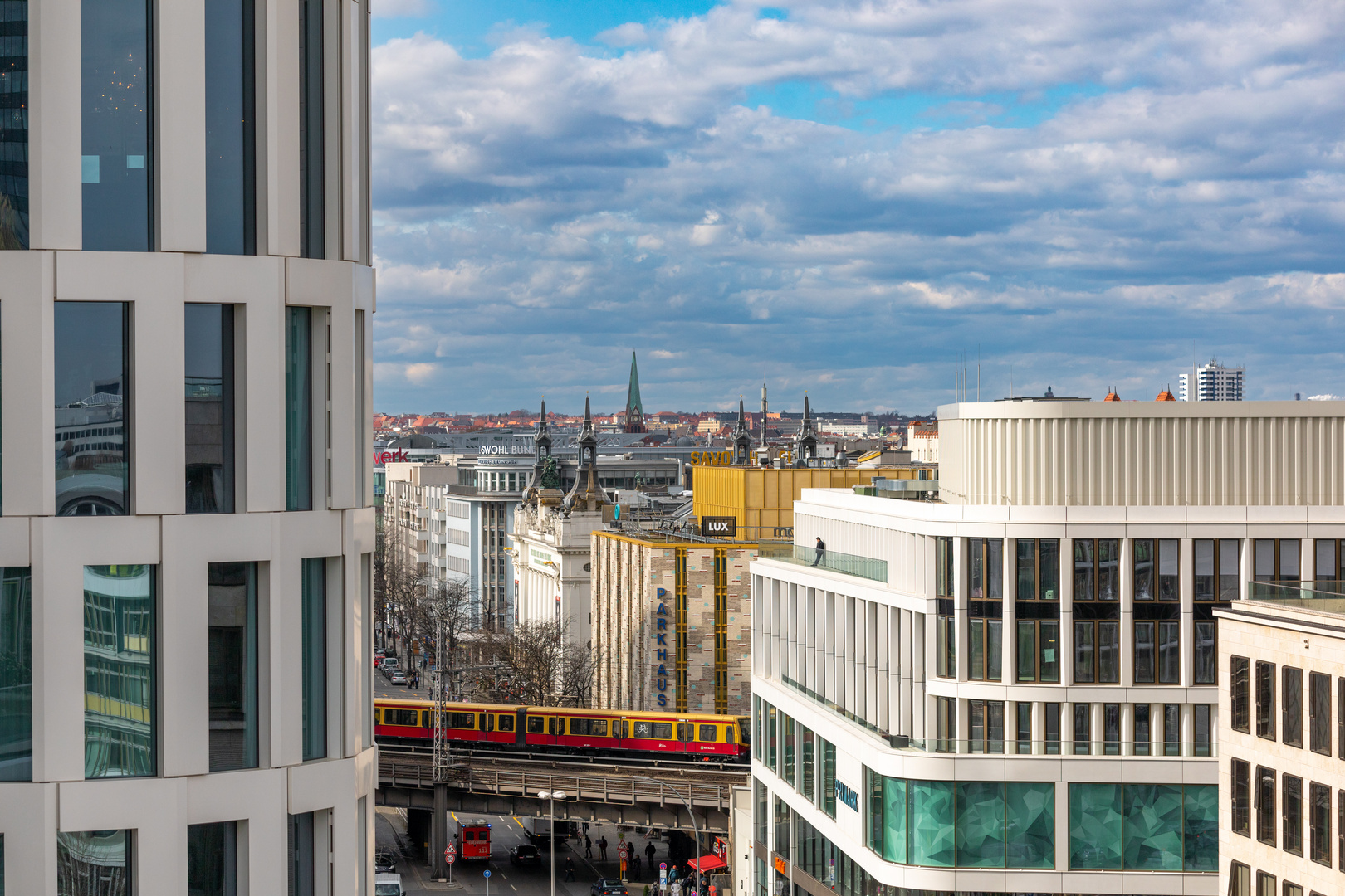 Blick in Richtung Berlin Bahnhof Zoo