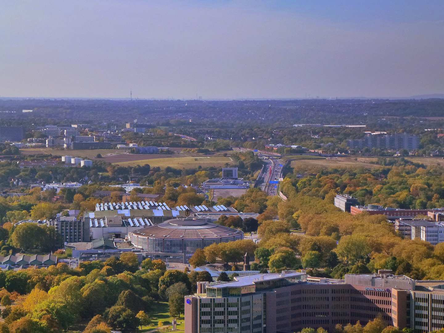 Blick in Richtung Bochum