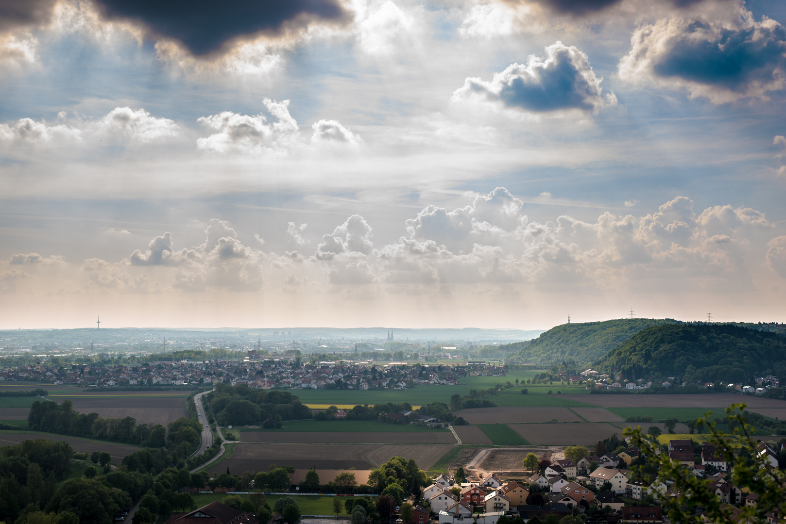 Blick in Richtung Domspitzen - Regensburg