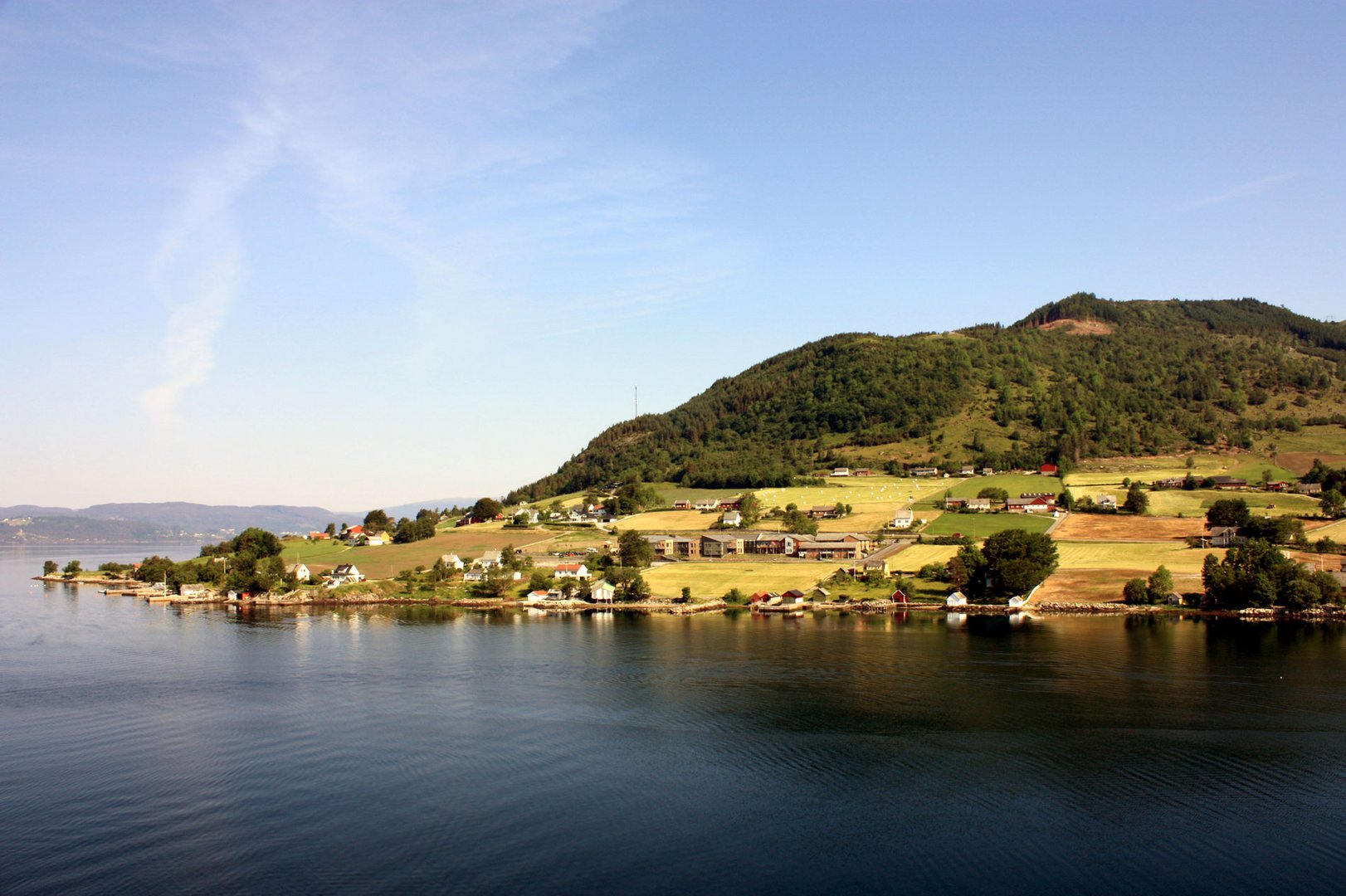 Blick in Richtung Fjordausgang