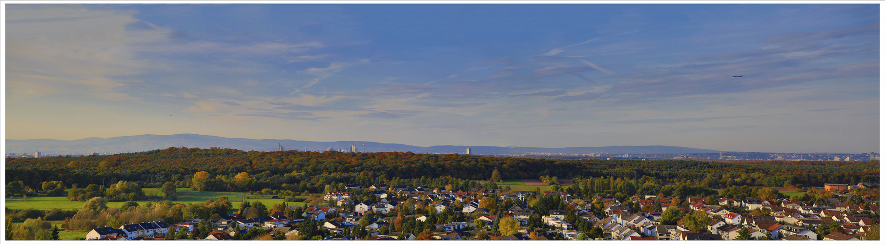 Blick in Richtung Frankfurt