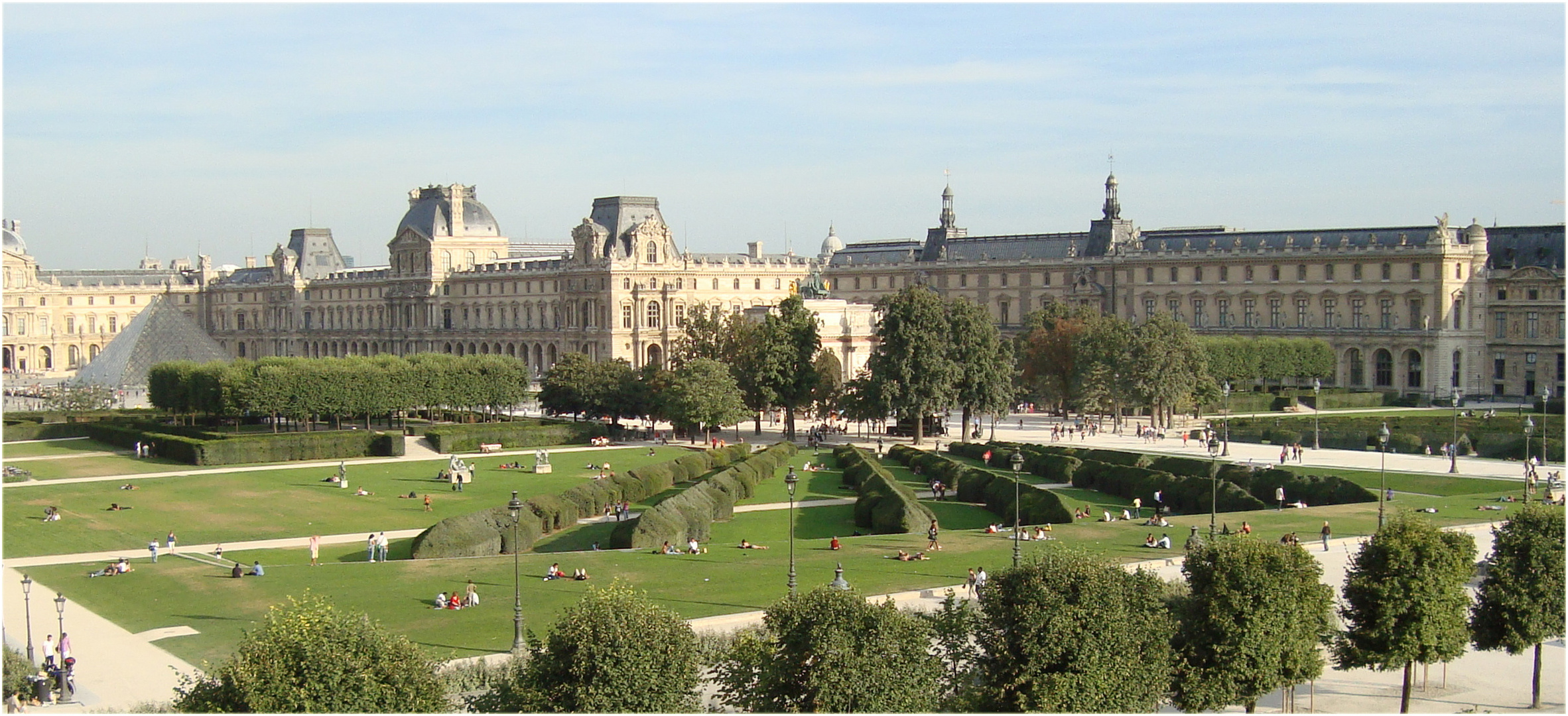 Blick in Richtung Louvre