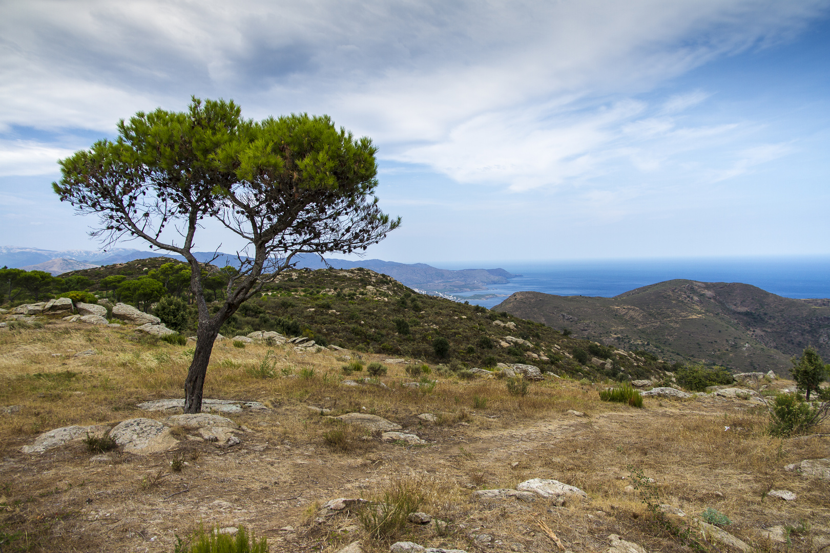 Blick in Richtung Port de la Selva, Costa Brava