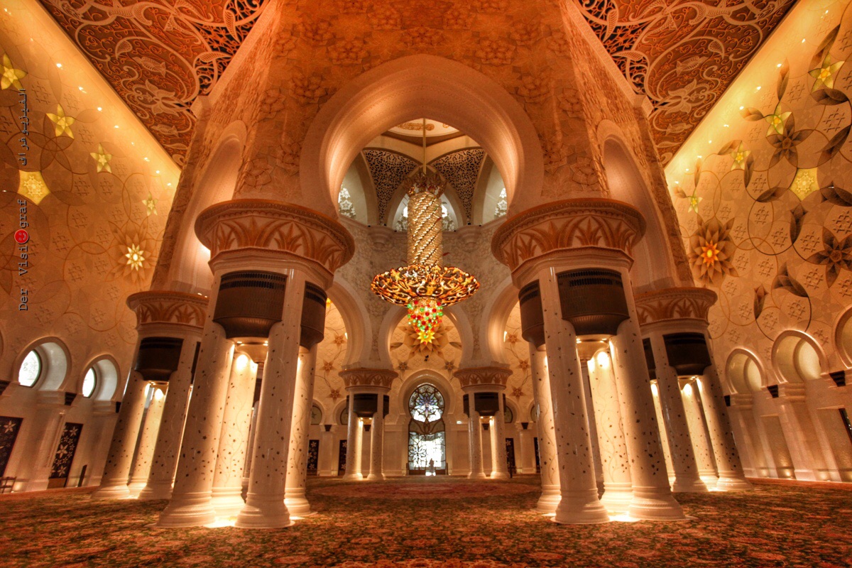 Blick in Scheich-Zayid-Moschee