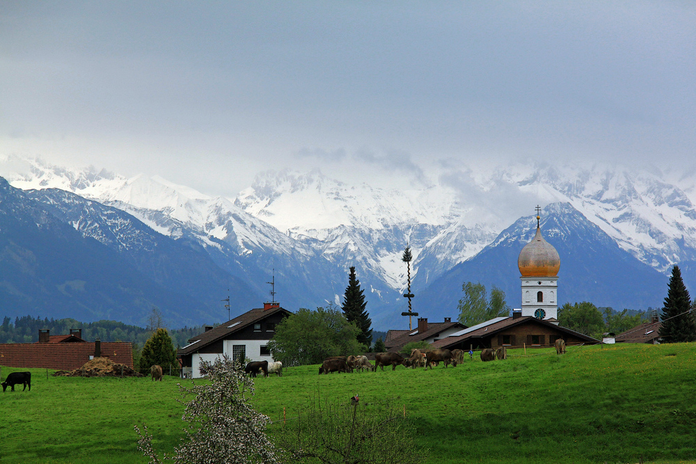 Blick ins Allgäu