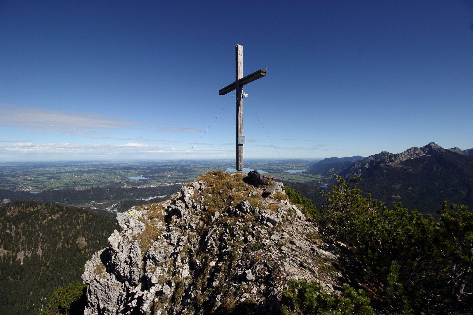 Blick ins Allgäu - vom Hahlekopf - 1 10 2019