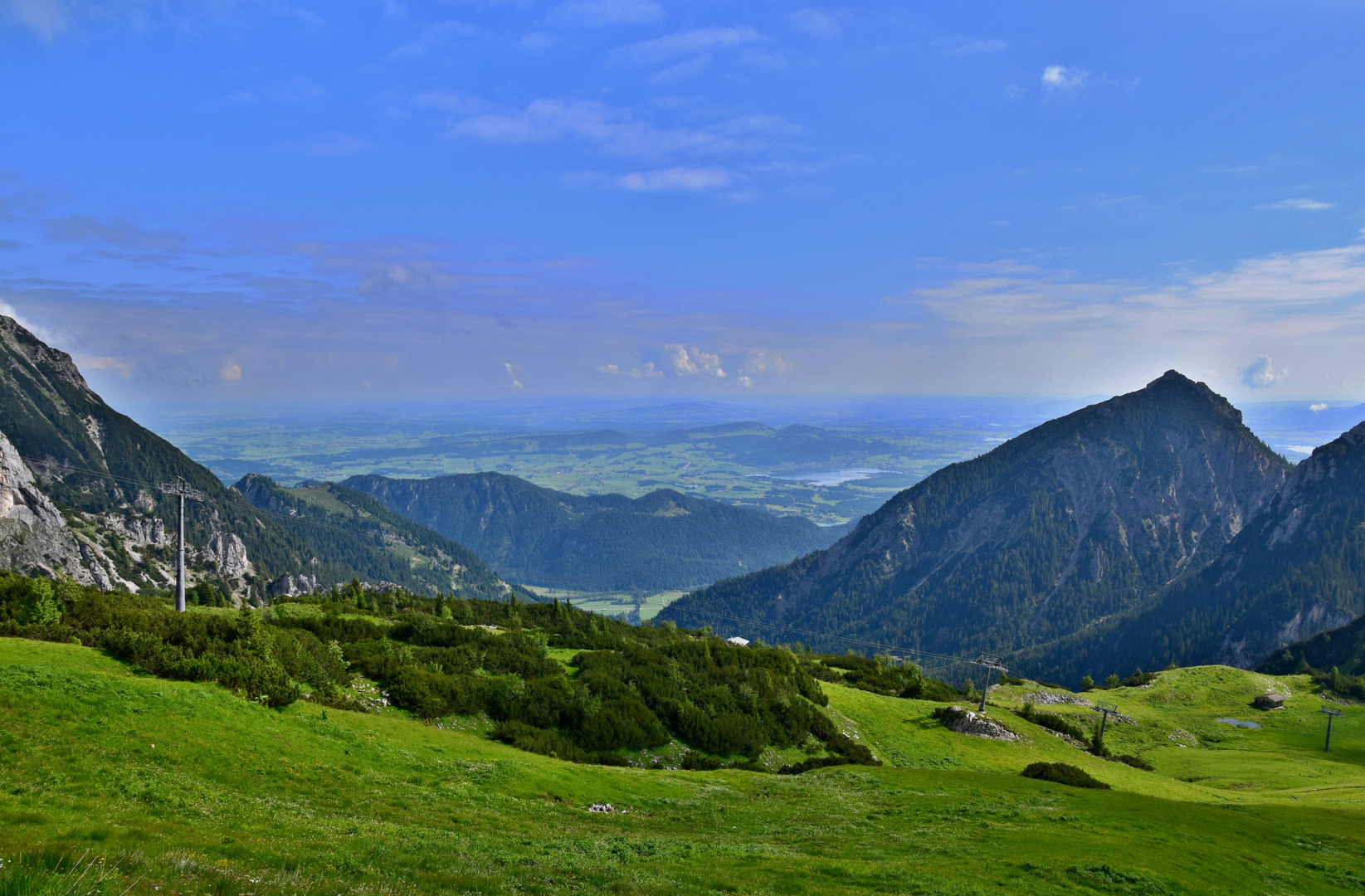 Blick ins Alpenvorland