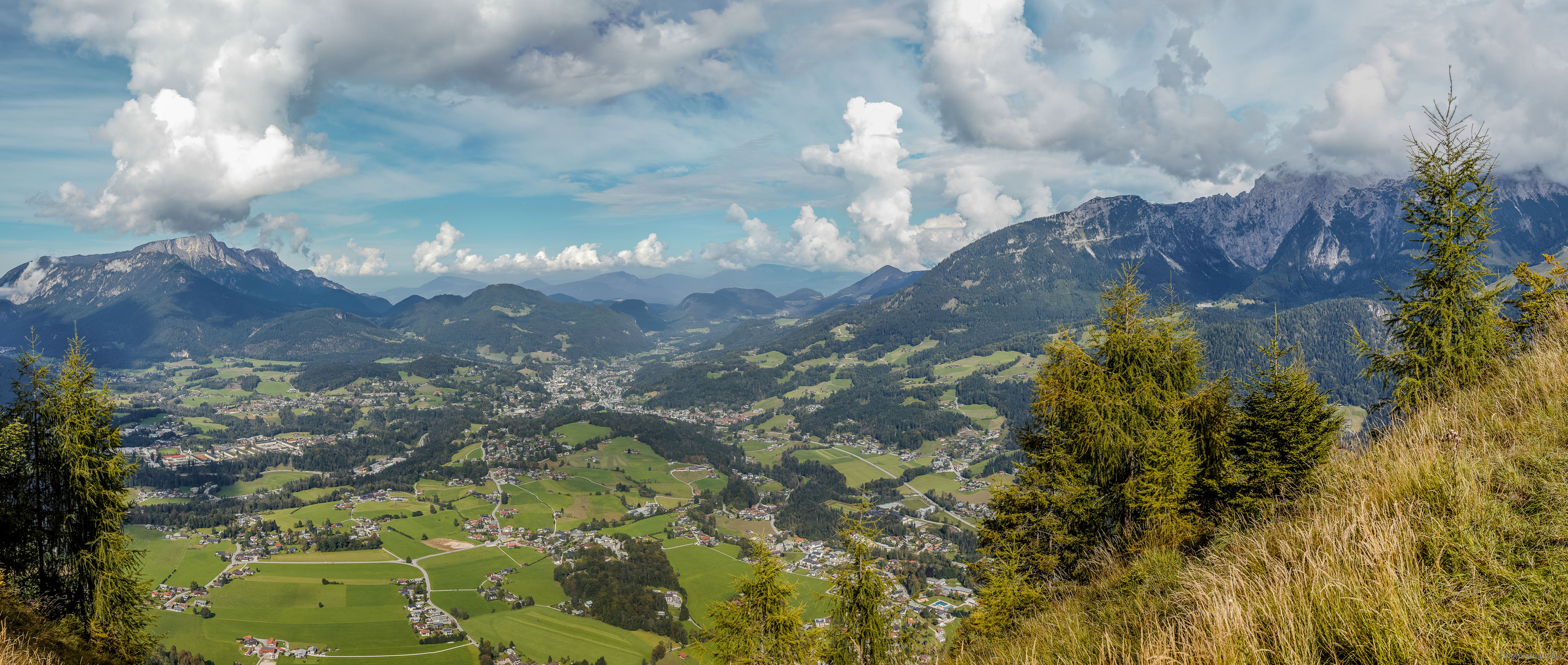 Blick ins Berchtesgadener Land