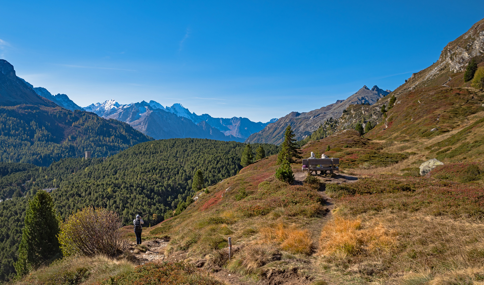 Blick ins Bergell