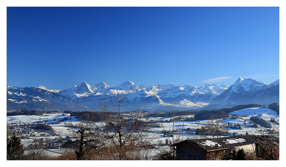 Blick ins Berner Oberland