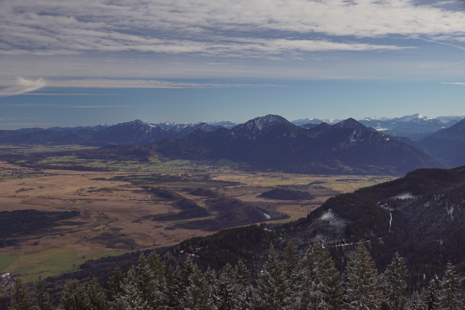 Blick ins blaue Land