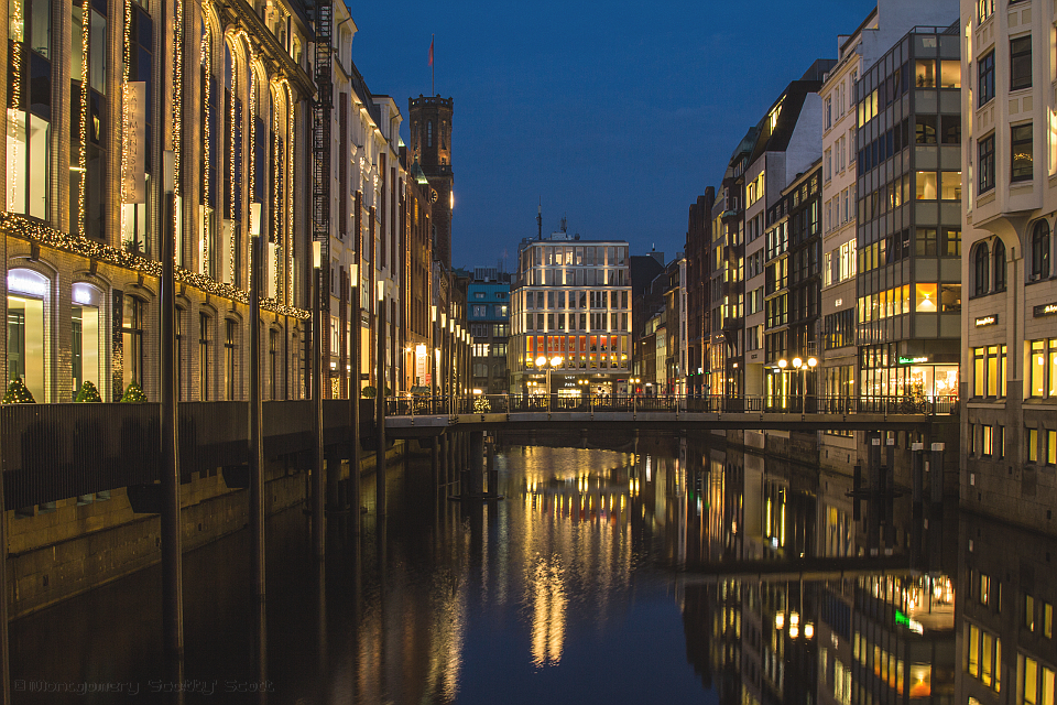 Blick ins Bleichenfleet in Richtung Alster