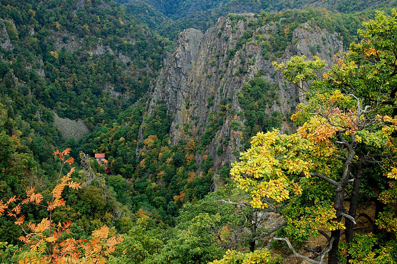 Blick ins Bodetal