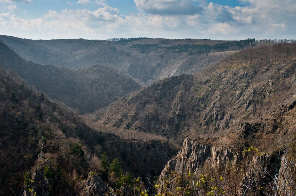 Blick ins Bodetal