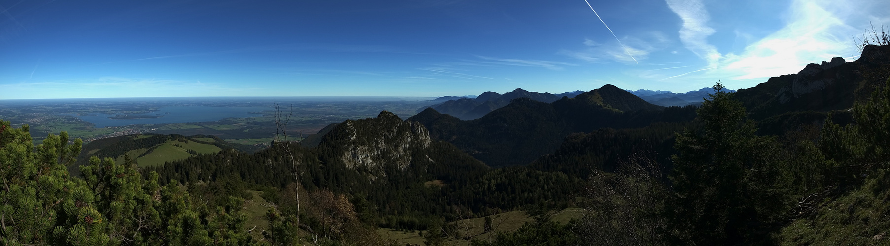 Blick ins Chiemgau