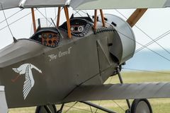 Blick ins Cockpit der Nieuport 11