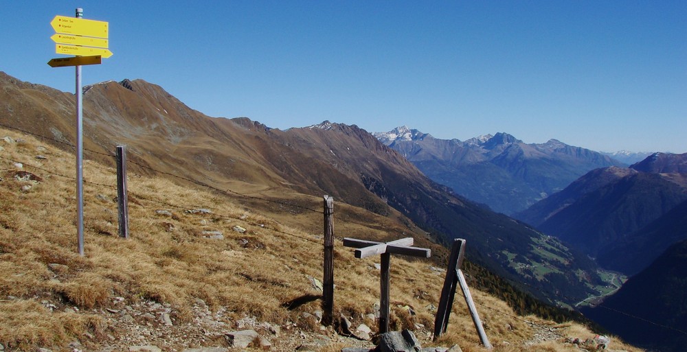 Blick ins Defereggental (Osttirol)