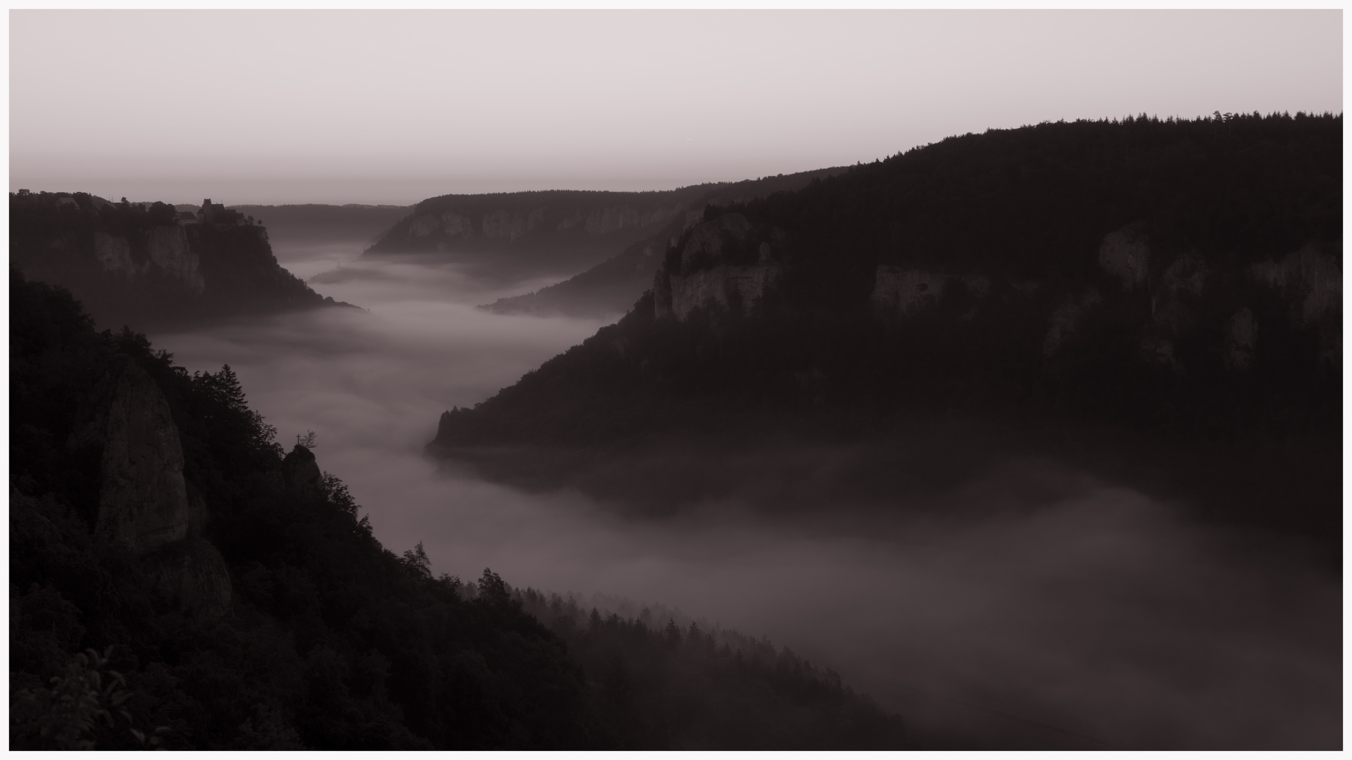 Blick ins Donautal - Eichfelsen