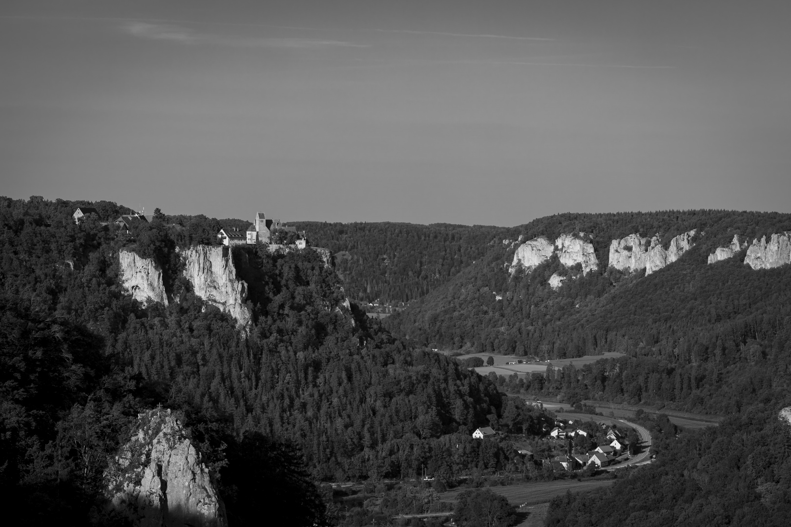 Blick ins Donautal - Eichfelsen