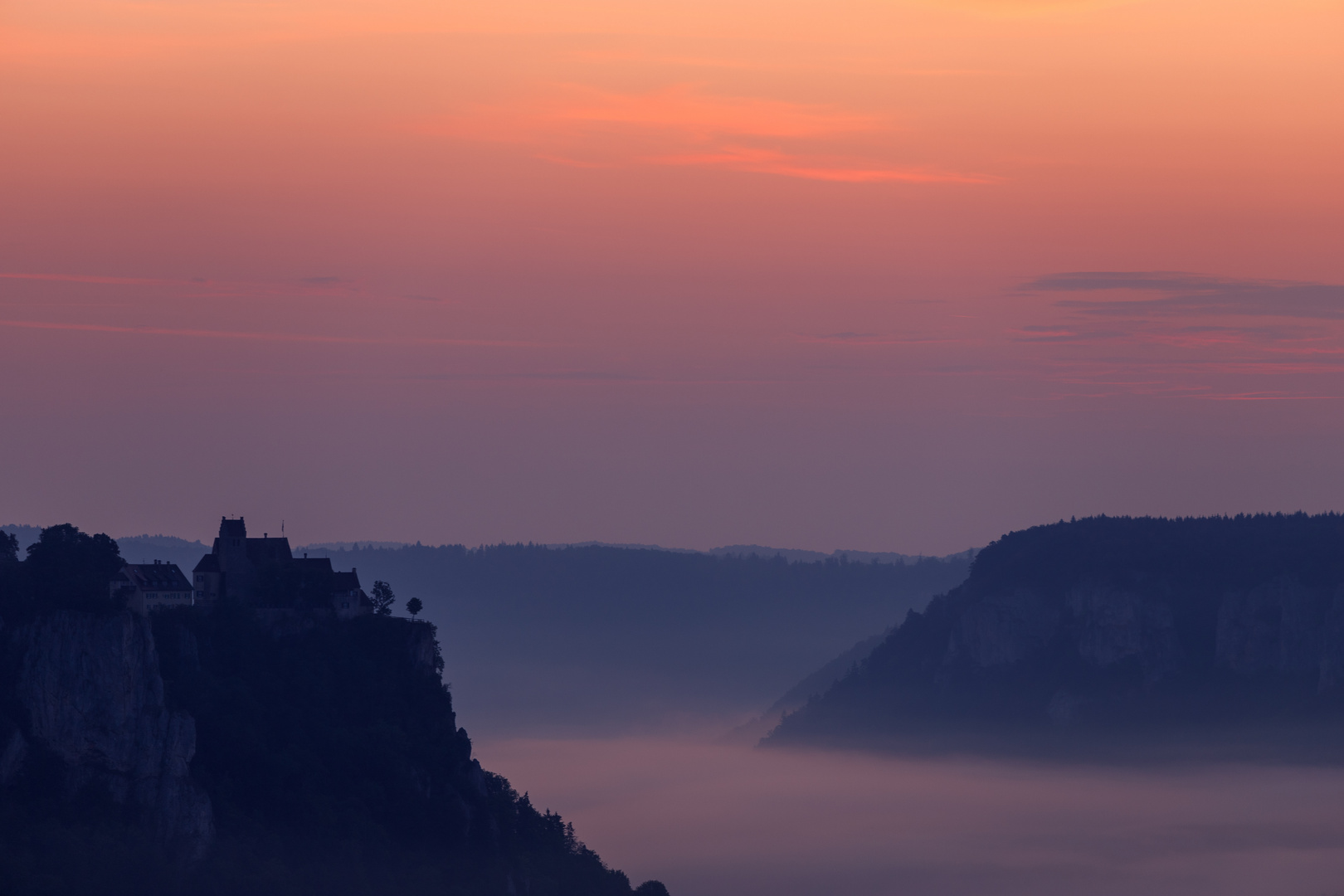 Blick ins Donautal - Eichfelsen