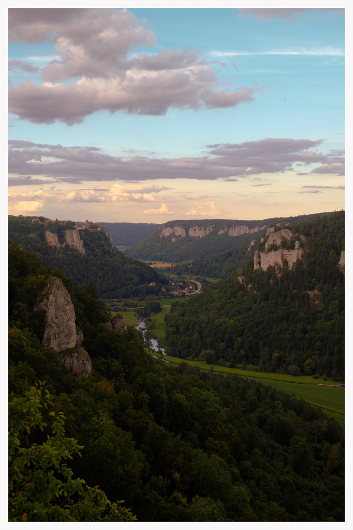 Blick ins Donautal - Eichfelsen