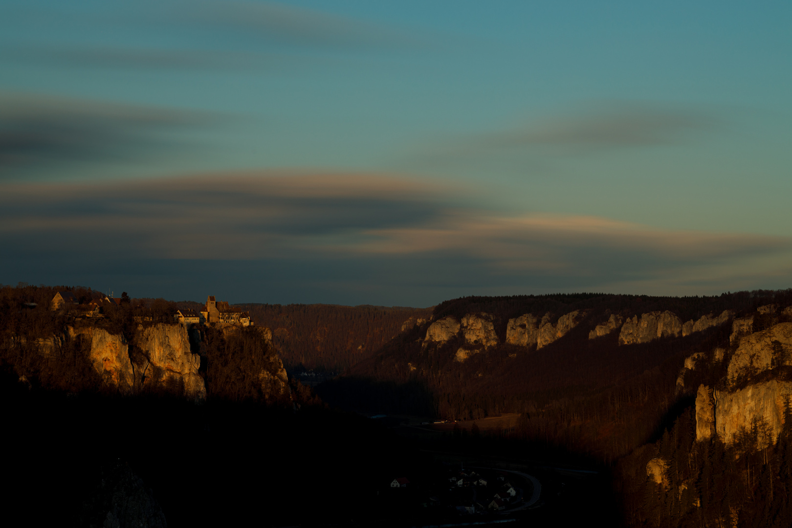 Blick ins Donautal - Eichfelsen