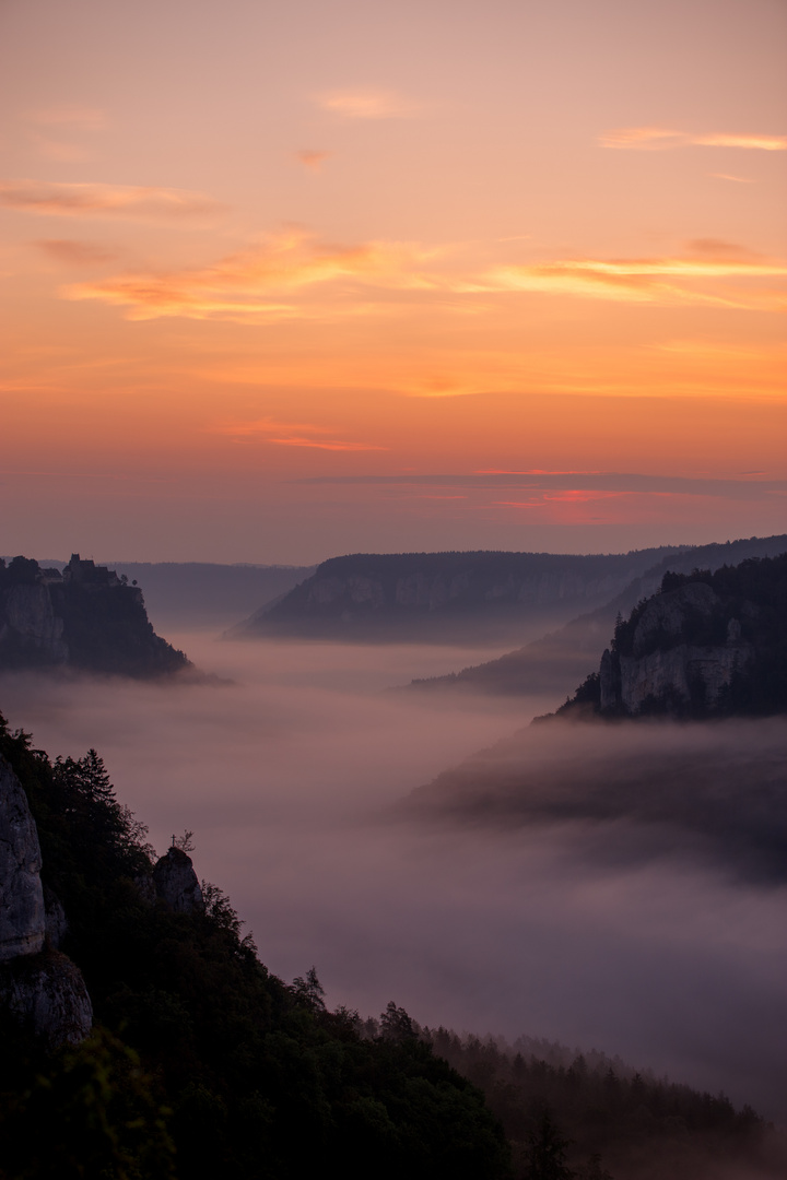 Blick ins Donautal - Eichfelsen