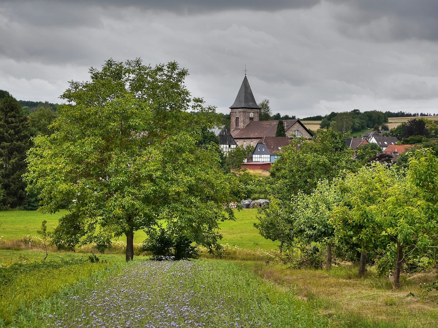 Blick ins Dorf