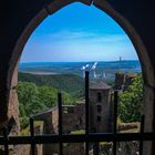 Blick ins Egertal von der Burg Hasištejn 