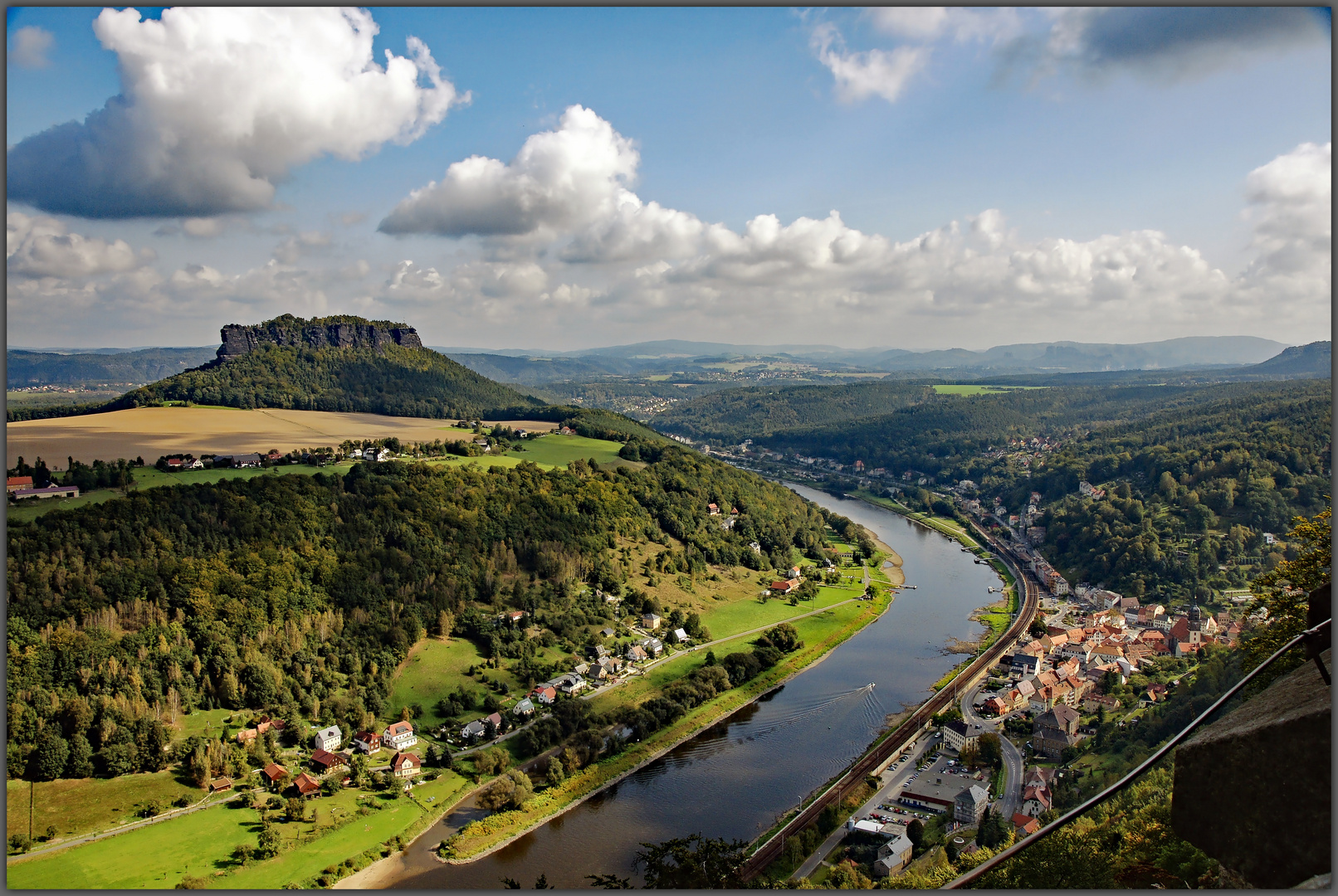 Blick ins Elbtal