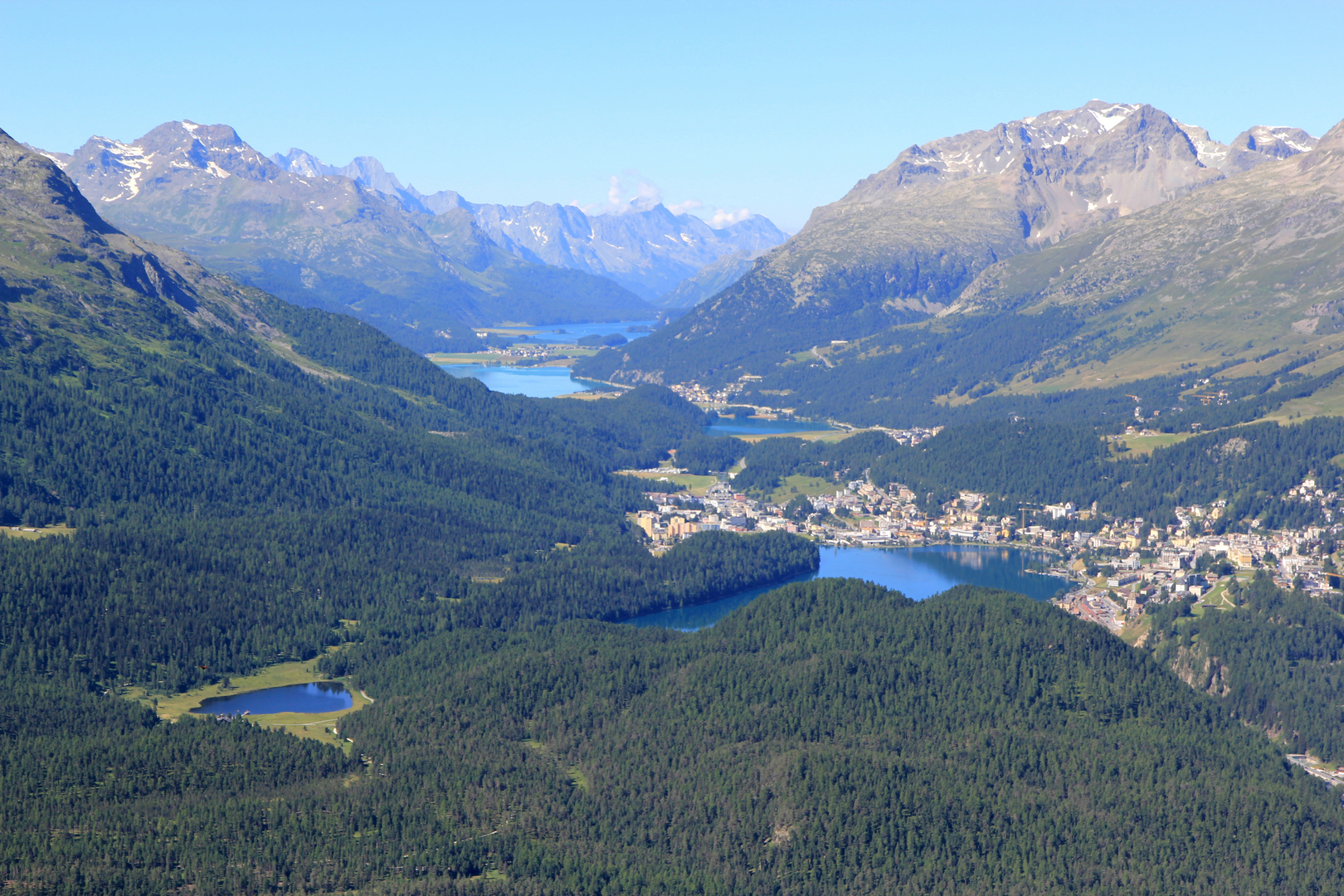 Blick ins Engadin ...