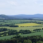 Blick ins Erzgebirge auf die Gipfel