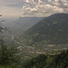 Blick ins Etschtal bei Meran