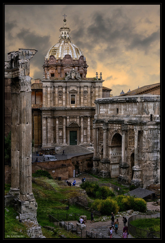 Blick ins Forum Romanum, Rom