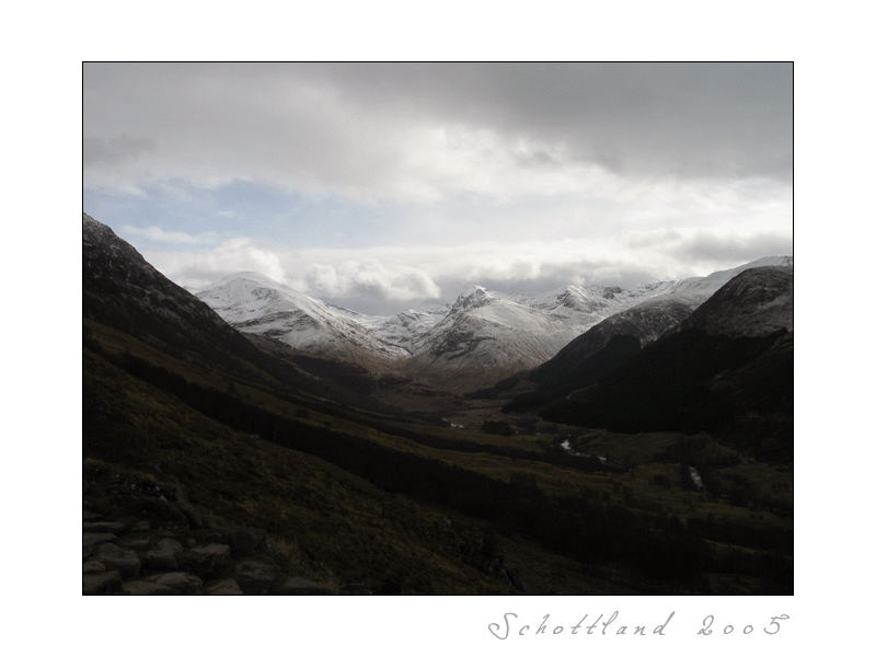 Blick ins Glen Nevis