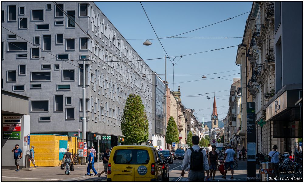 Blick ins Gundeldinger-Quartier