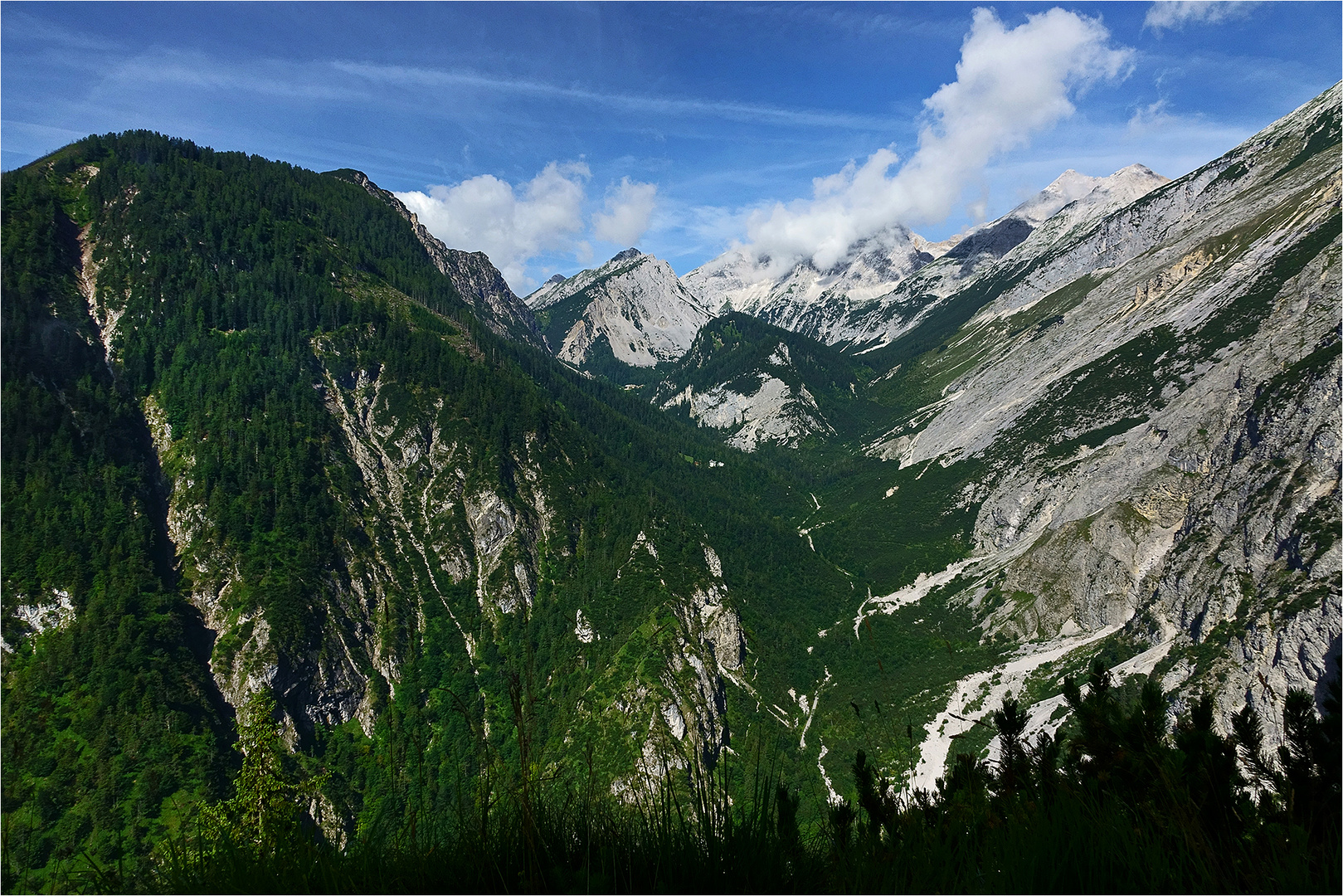 Blick ins Halltal