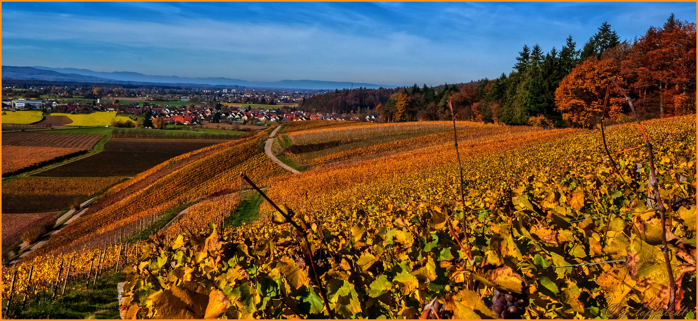 Blick ins Herbsten Tal