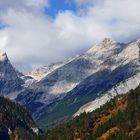 Blick ins herbstliche Halltal