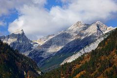 Blick ins herbstliche Halltal