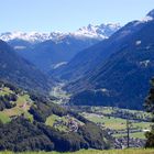 Blick ins hintere Montafon und Schruns (im Tal)…