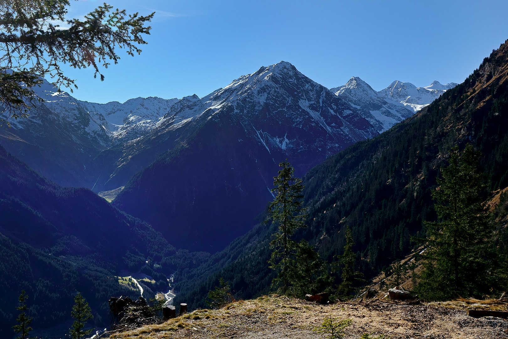 Blick ins hintere Stubaital