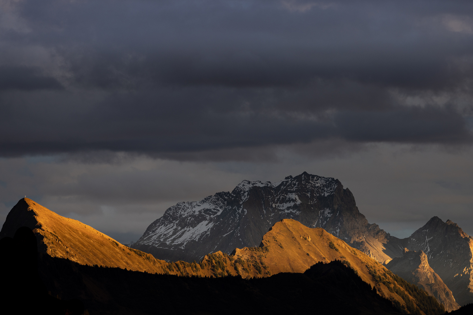 Blick ins Hochgebirge