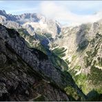 Blick ins Höllental ...